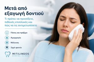 Τι να προσέξετε μετά από εξαγωγή δοντιού
